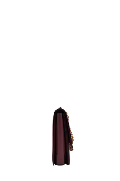 Medium Ginny Vara Ribbon Saffiano Leather Crossbody Bag Pink