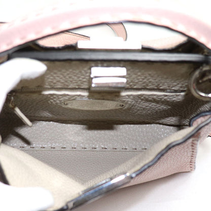 Fendi Step Out Small Canvas Leather Bag