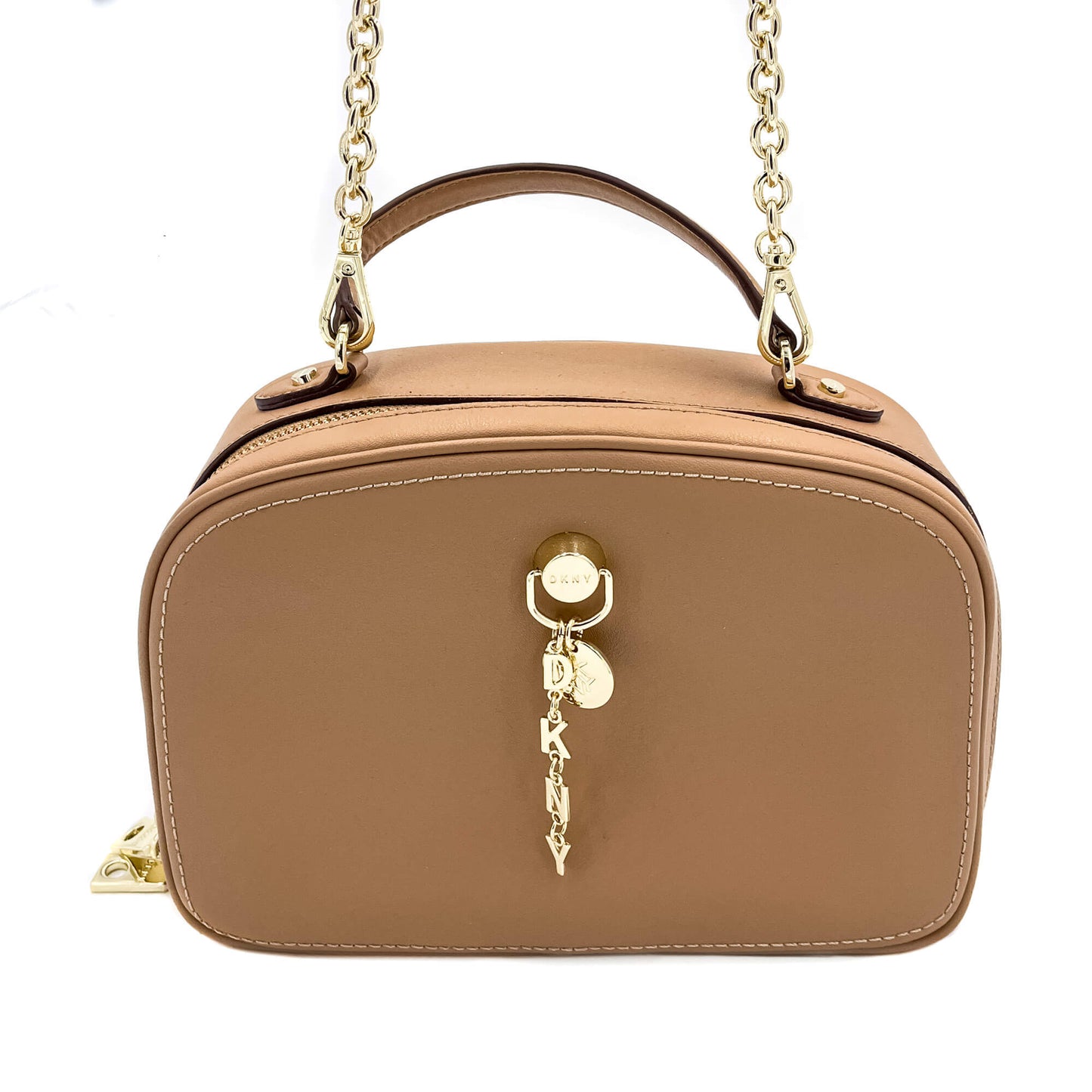 Leonti Crossbody Bag Leather Beige