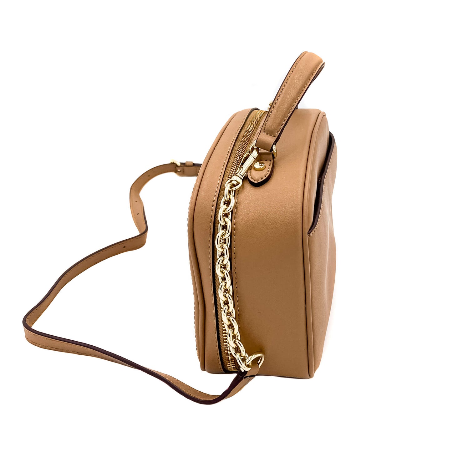 Leonti Crossbody Bag Leather Beige