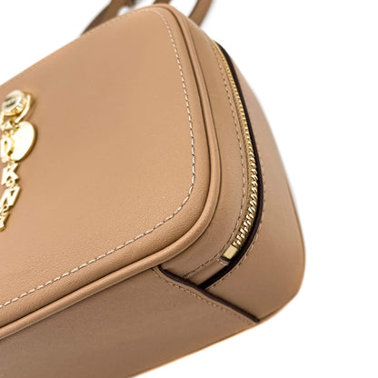 Leonti Crossbody Bag Leather Beige