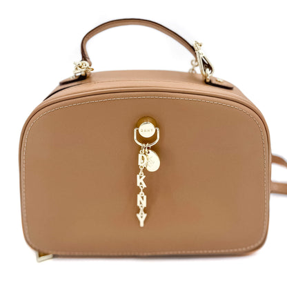 Leonti Crossbody Bag Leather Beige