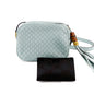 Bamboo Disco Green Leather Crossbody Bag
