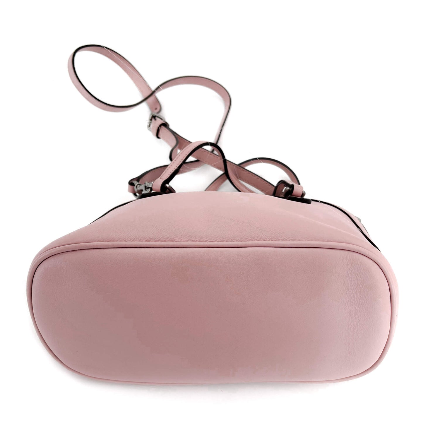Dome Pink Leather Crossbody Bag
