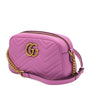 GG Pink Marmont Crossbody Bag Matelassé Leather