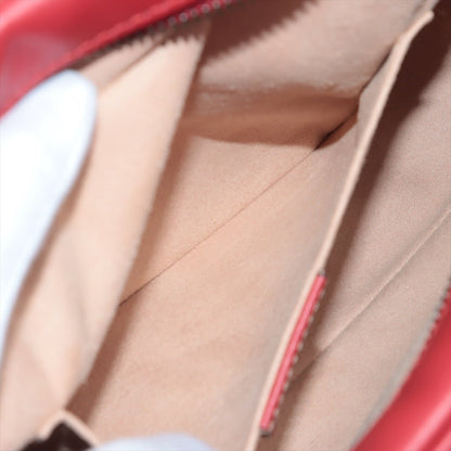 Gucci GG Red Marmont Crossbody Bag Matelassé Leather