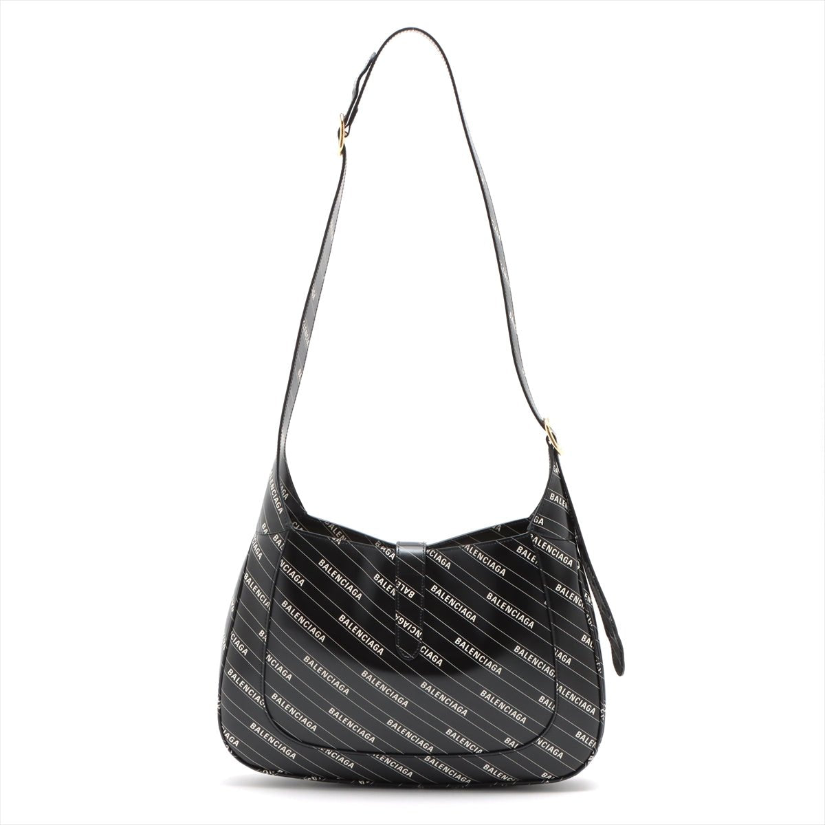 Gucci X Balenciaga The Hacker Project Big 1961 Jackie Black Leather
