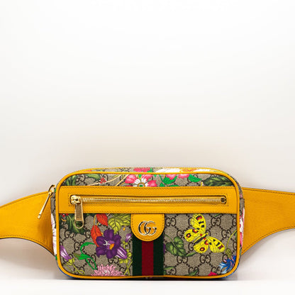 Ophidia GG Flora Crossbody Belt