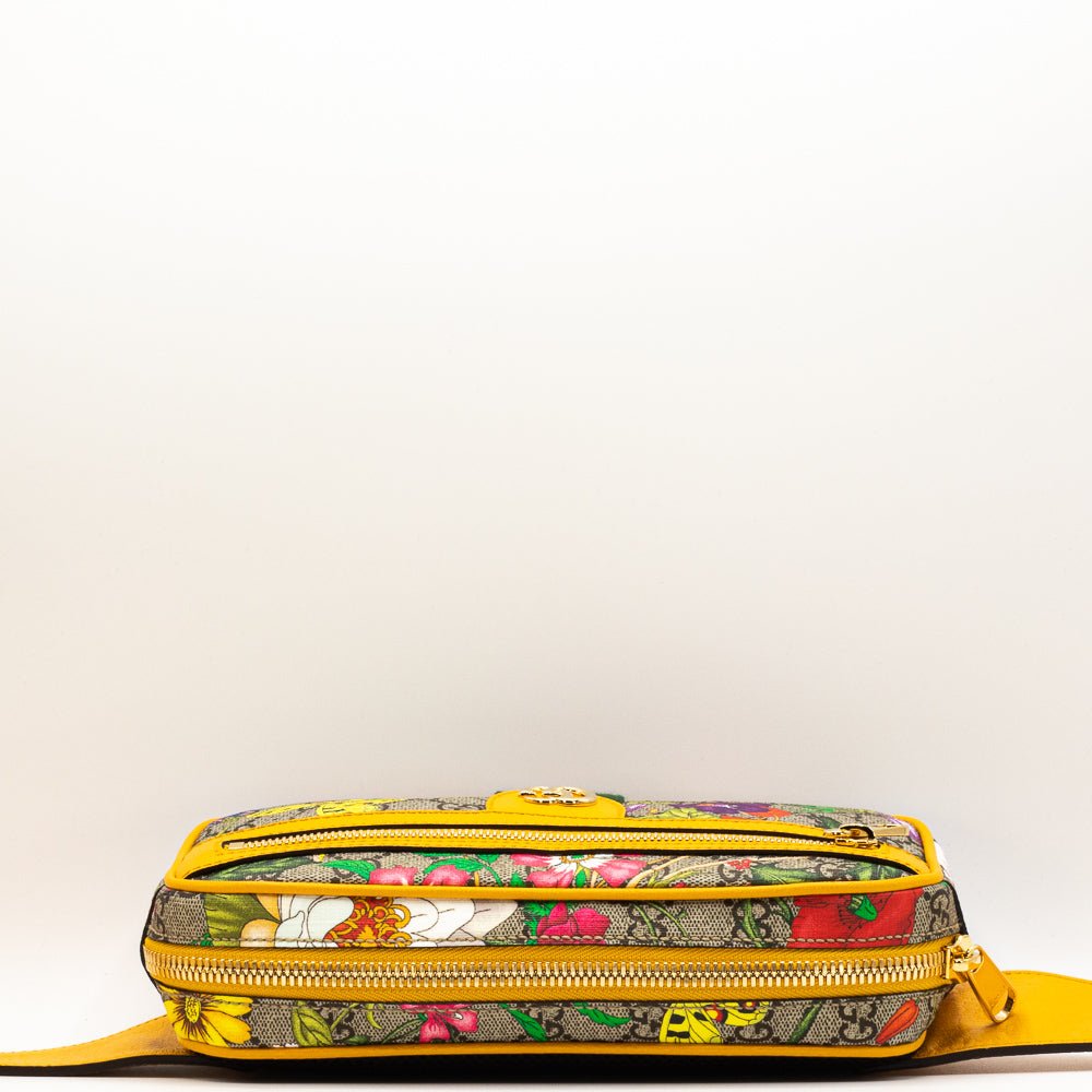 Ophidia GG Flora Crossbody Belt