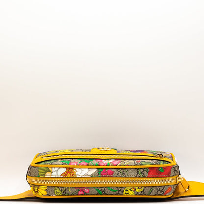 Ophidia GG Flora Crossbody Belt