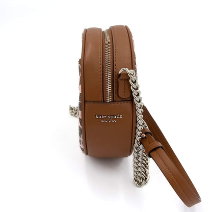 Flower Jacquard Crossbody Bag