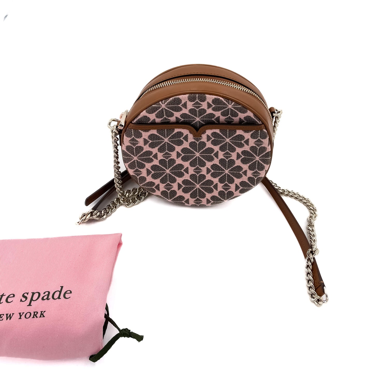 Flower Jacquard Crossbody Bag