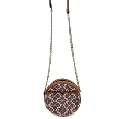 Flower Jacquard Crossbody Bag