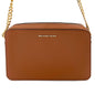 Jet Set Crossbody Brown Leather