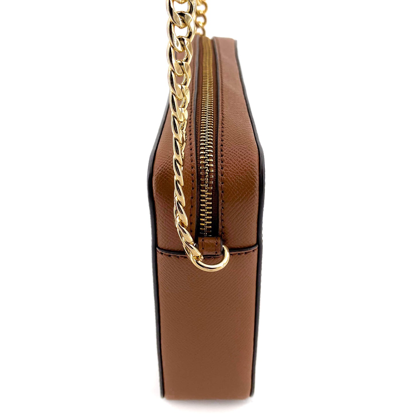 Jet Set Crossbody Brown Leather