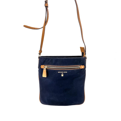 Kelsey Nylon Blue Navy Crossbody Bag