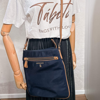 Kelsey Nylon Blue Navy Crossbody Bag