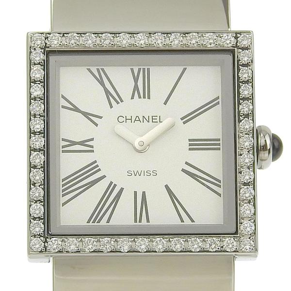Chanel Quartz Mademoiselle Factory Diamond Wrist Watch Metal Quartz H0830 in Excellent condition