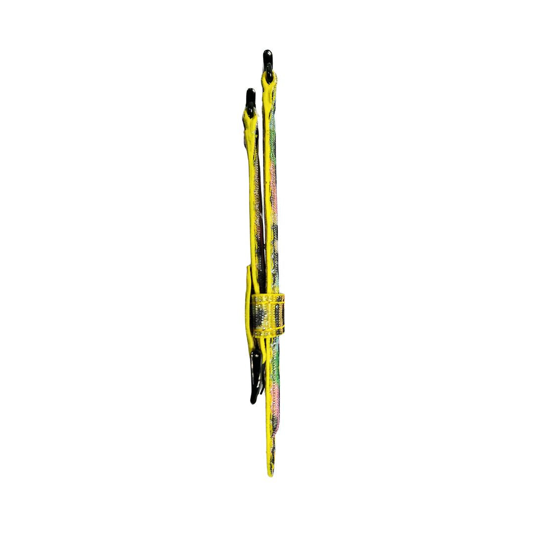Yellow Leopard Apple Watch Band Glitter
