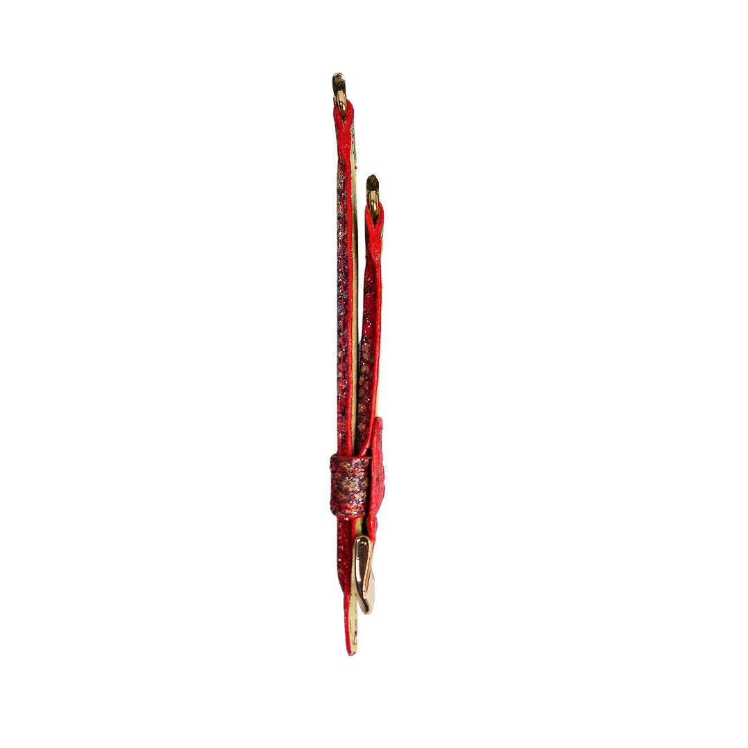 Red Snake Apple Watch Band Glitter