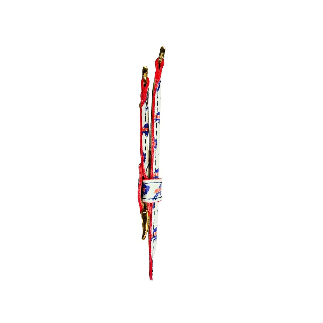 Bills Mafia Apple Watch Band | Printed Leather | Anaghe Atelier