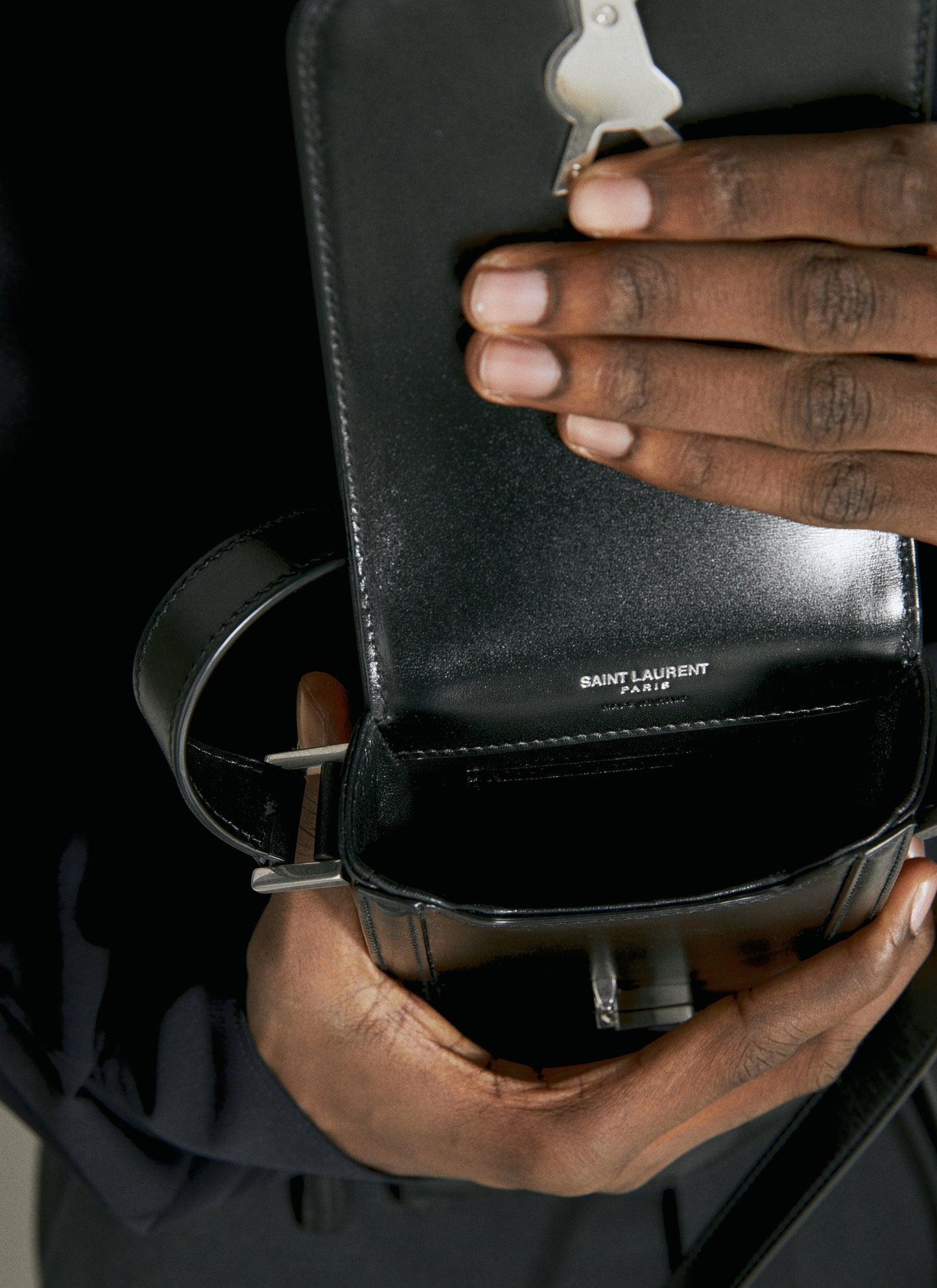 Saint Laurent Men Solferino Mini Crossbody Bag