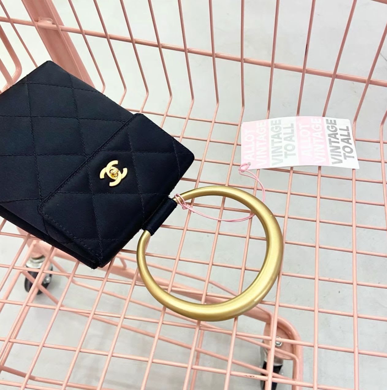 Chanel Luxury Satin Black Handbag