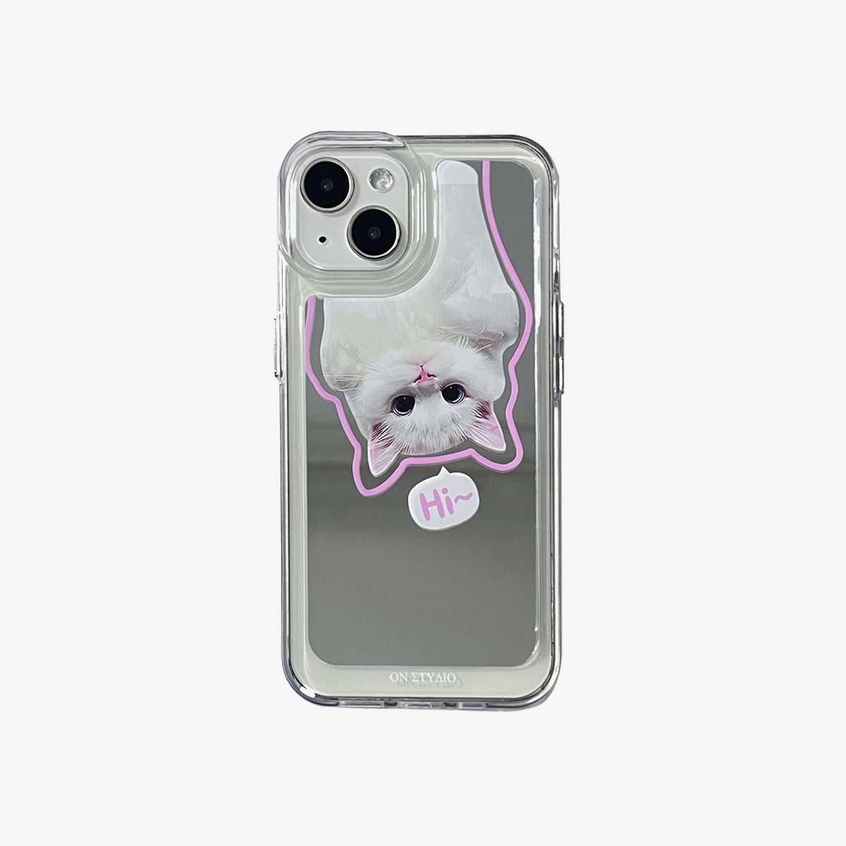 Mirror iPhone Case | Couple Cats & Dogs Hi
