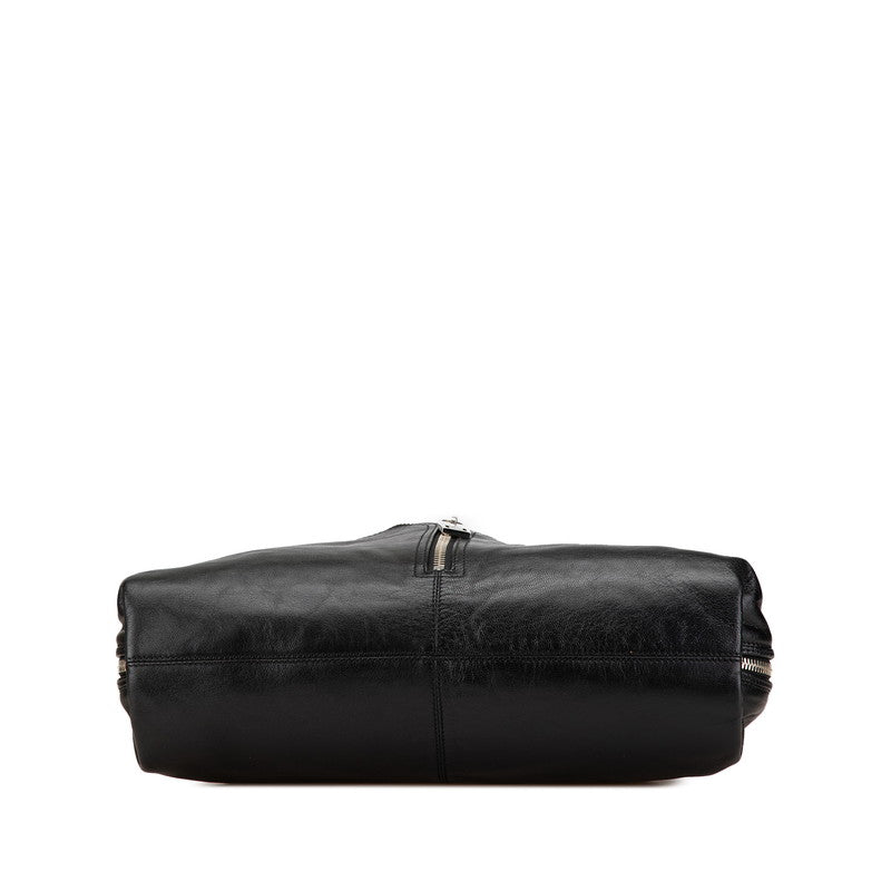 Fendi Unzipped Zucca Leather Tote Bag