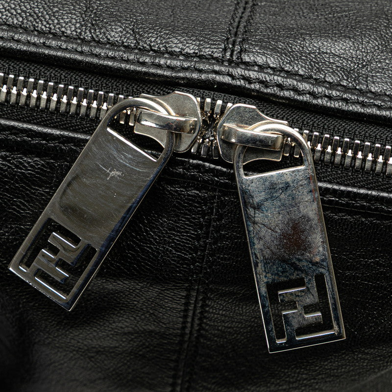 Fendi Unzipped Zucca Leather Tote Bag