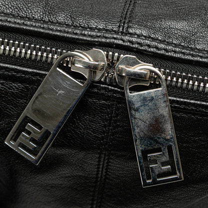 Fendi Unzipped Zucca Leather Tote Bag
