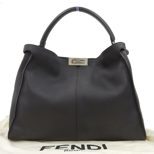 Fendi Peekaboo X-Lite Leather Handbag
