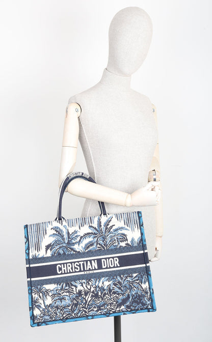 Dior Book Tote Canvas Tote Bag
