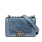 Chanel Boy Chanel Coco Mark Fur Shoulder Bag