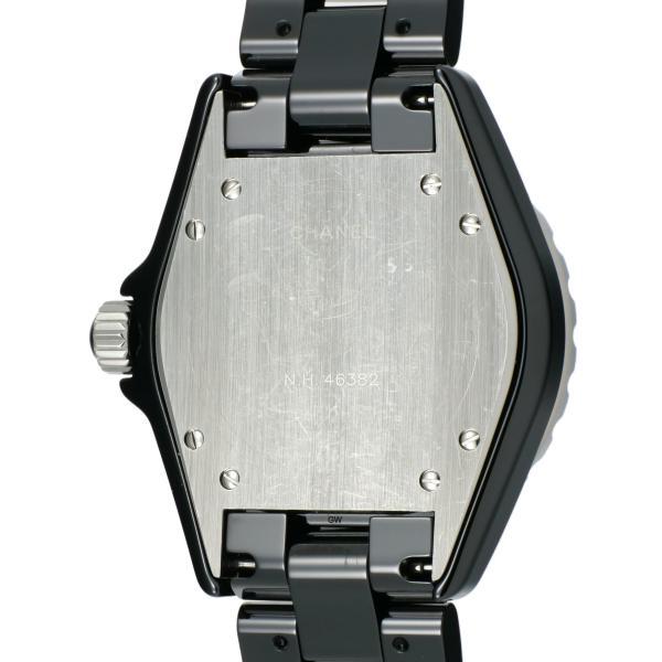 Chanel  Chanel J12 Men's Watch with Diamond Bezel in Ceramic and Stainless Steel  H1629 in Excellent condition