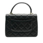 Chanel Black Quilted Lambskin Small Trendy CC Dual Handle Flap Bag