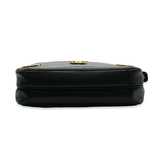 Chanel Black Caviar Triple CC Chain Tote