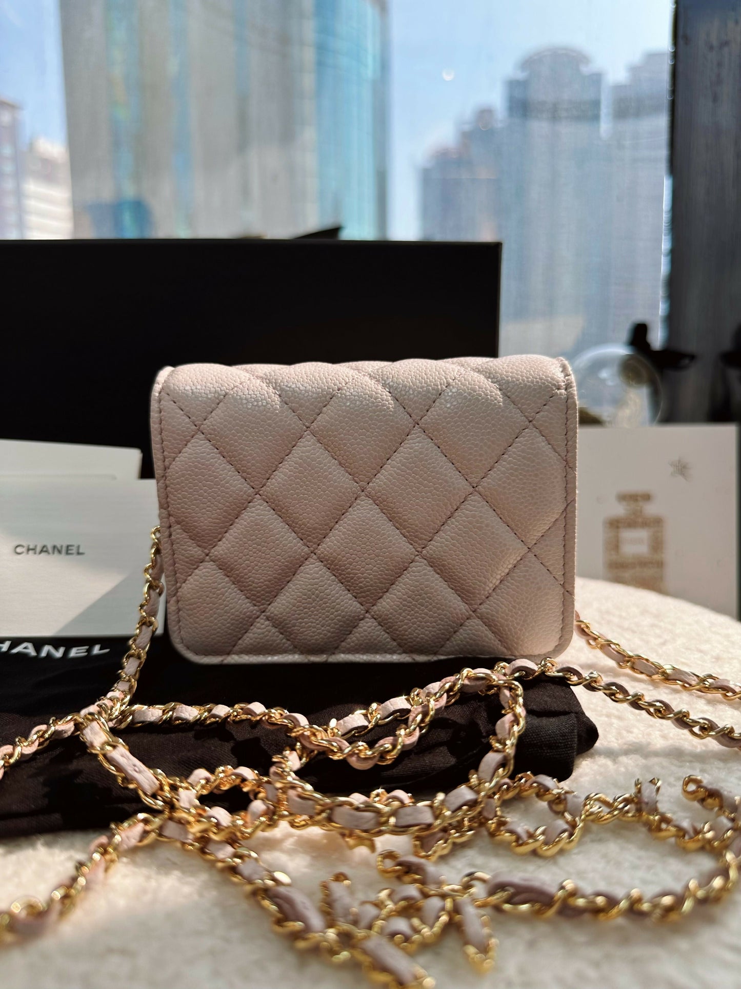 Chanel 21 Small Leather Coco Chain Bag
