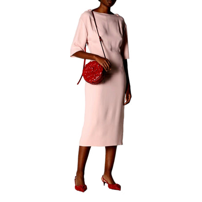 Valentino Garavani Atelier Bag 03 Oro Rose Edition Red Leather Crossbody Bag