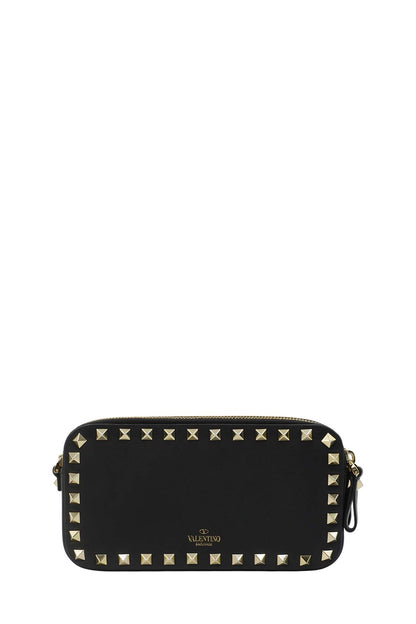 Garavani Rockstud Chain Camera Crossbody Bag Black