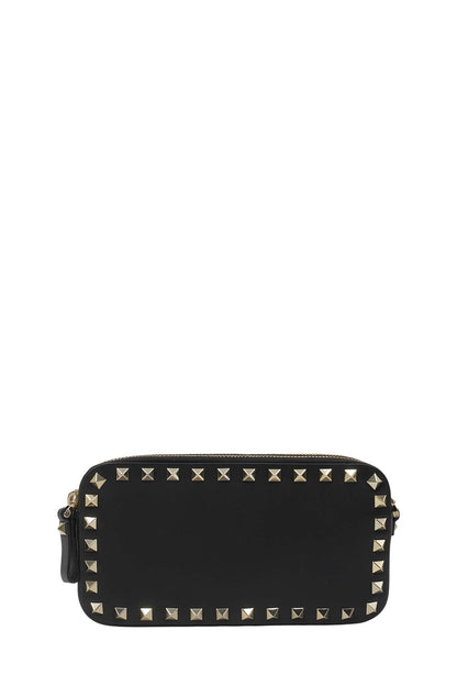 Garavani Rockstud Chain Camera Crossbody Bag Black