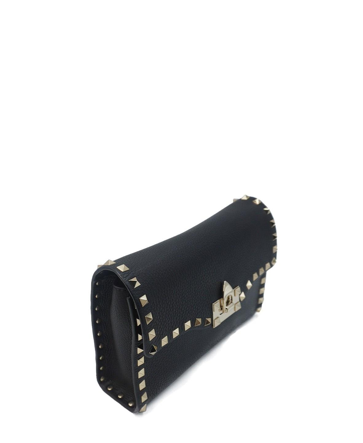 Small Rockstud Shoulder-Crossbody Bag Black