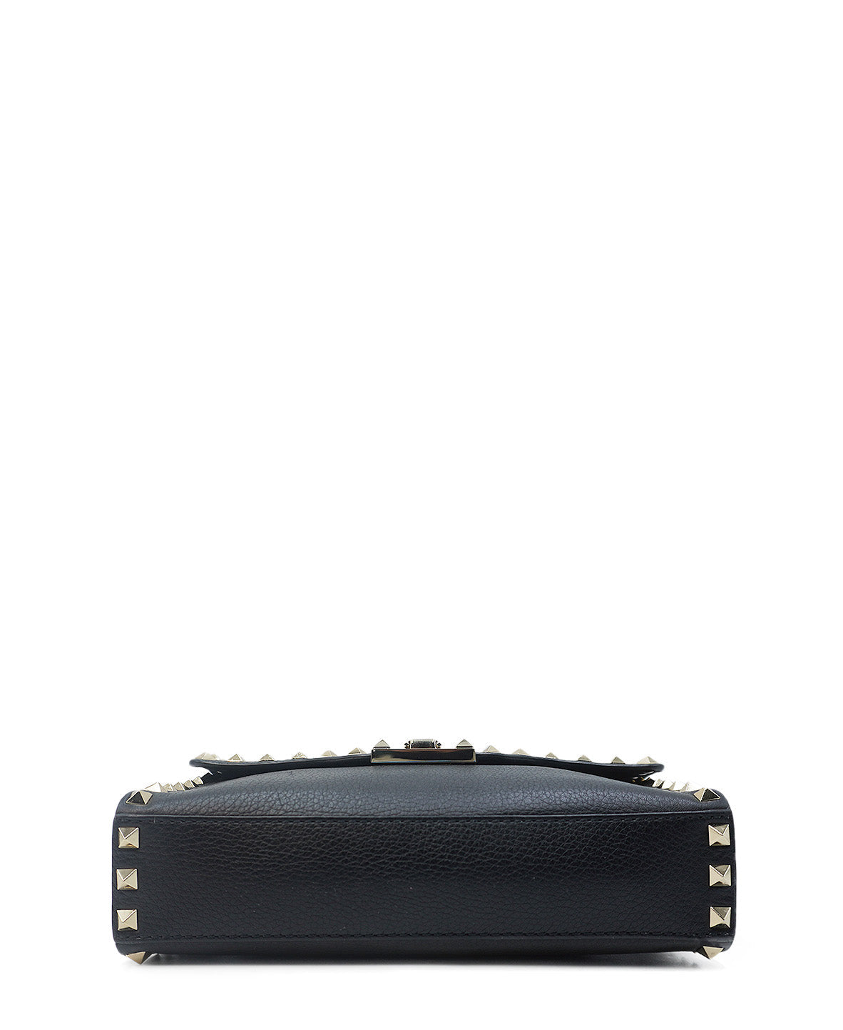 Small Rockstud Shoulder-Crossbody Bag Black