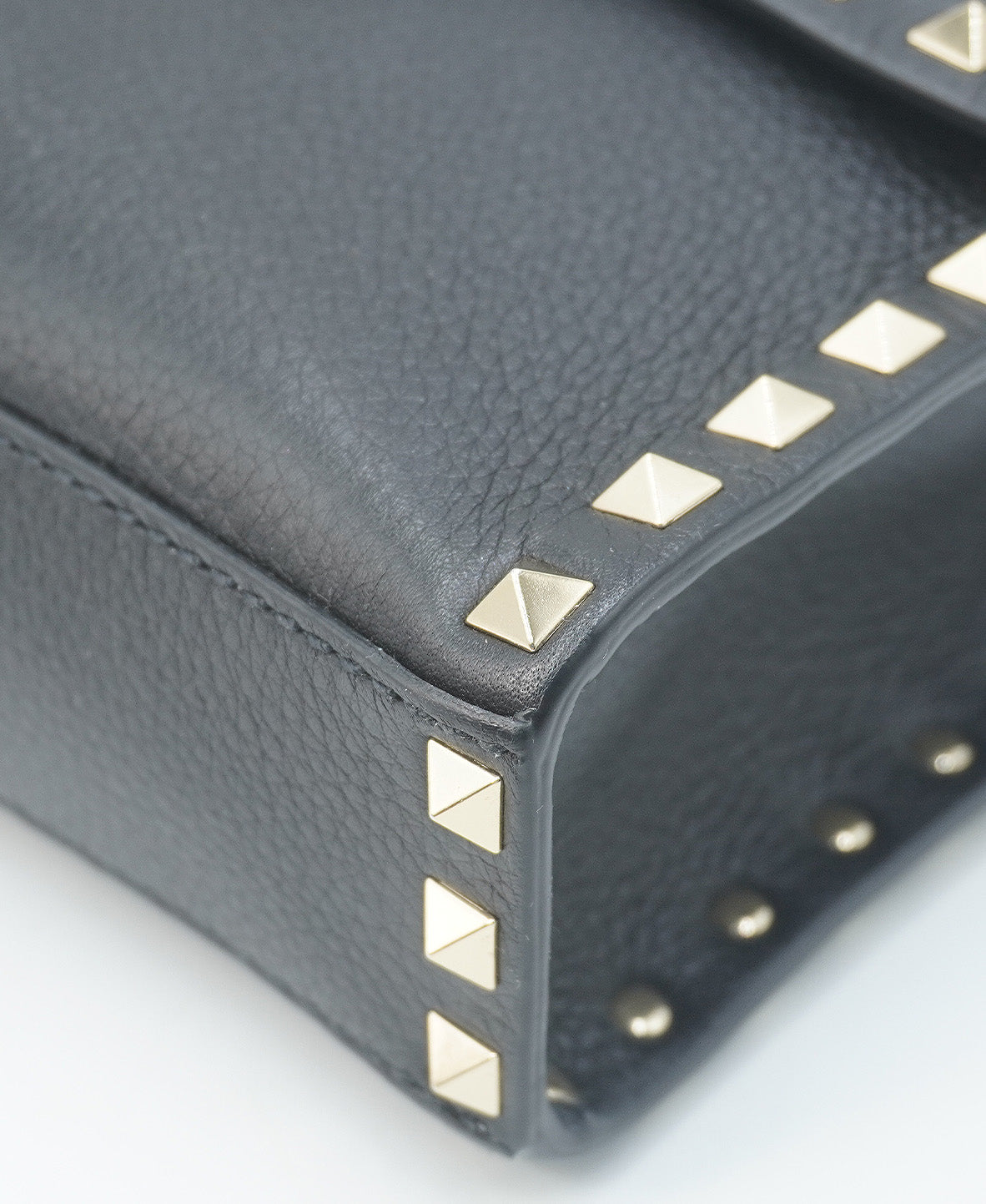 Small Rockstud Shoulder-Crossbody Bag Black