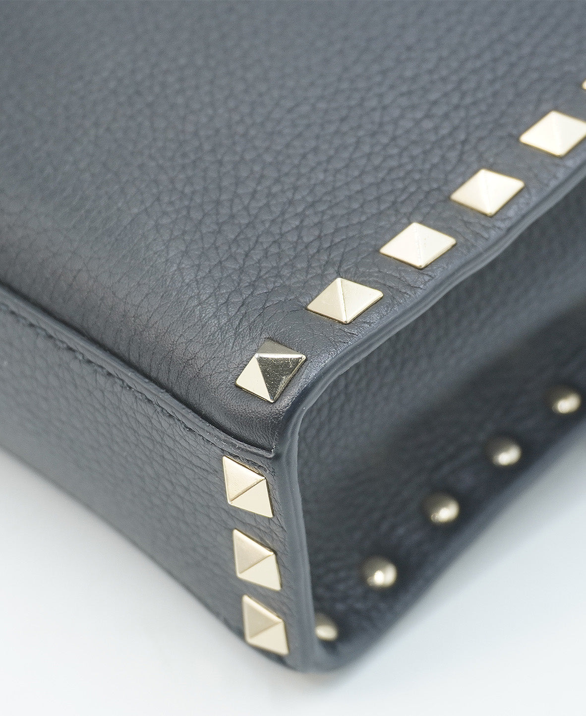 Small Rockstud Shoulder-Crossbody Bag Black
