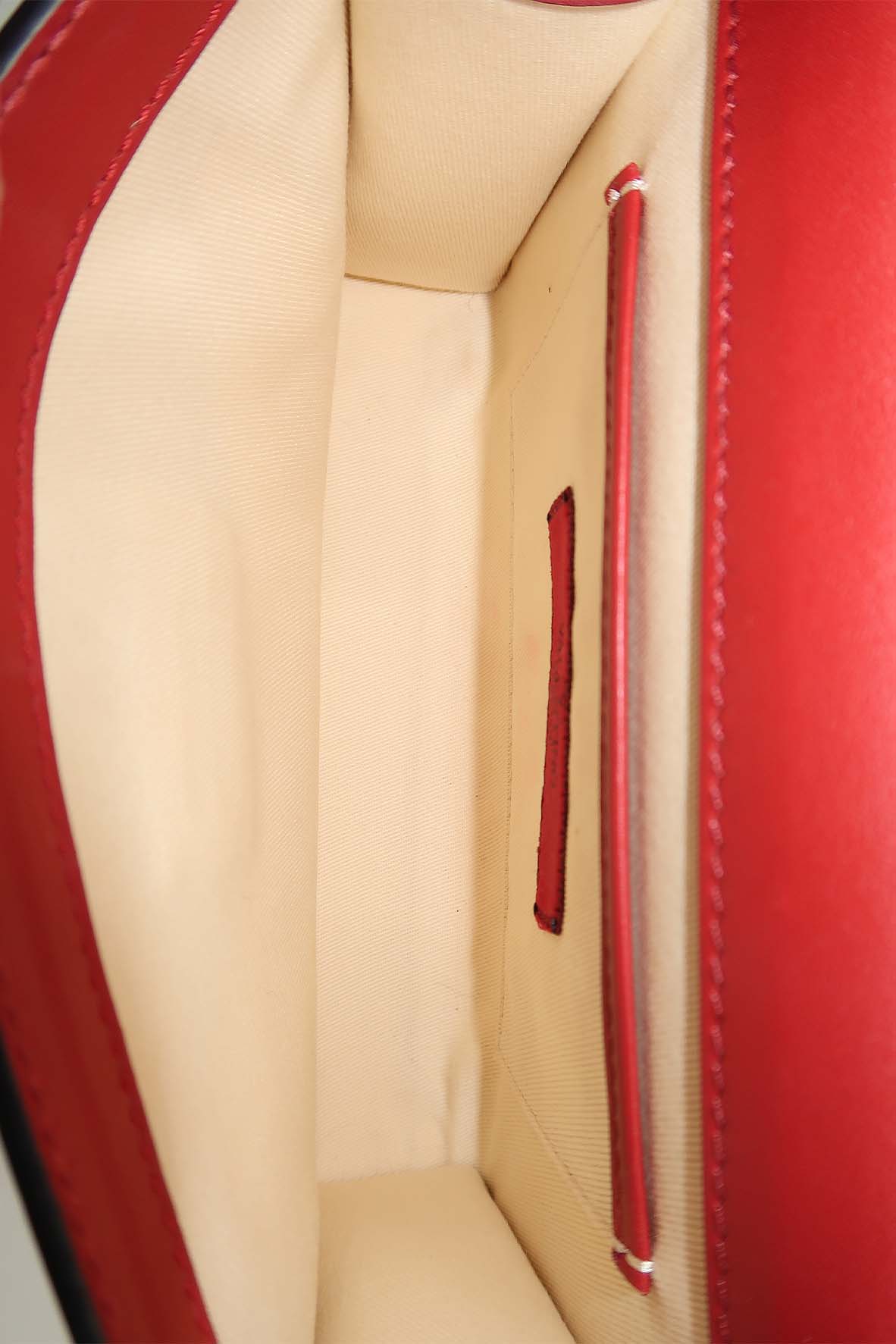 Small Rockstud Crossbody Bag Red