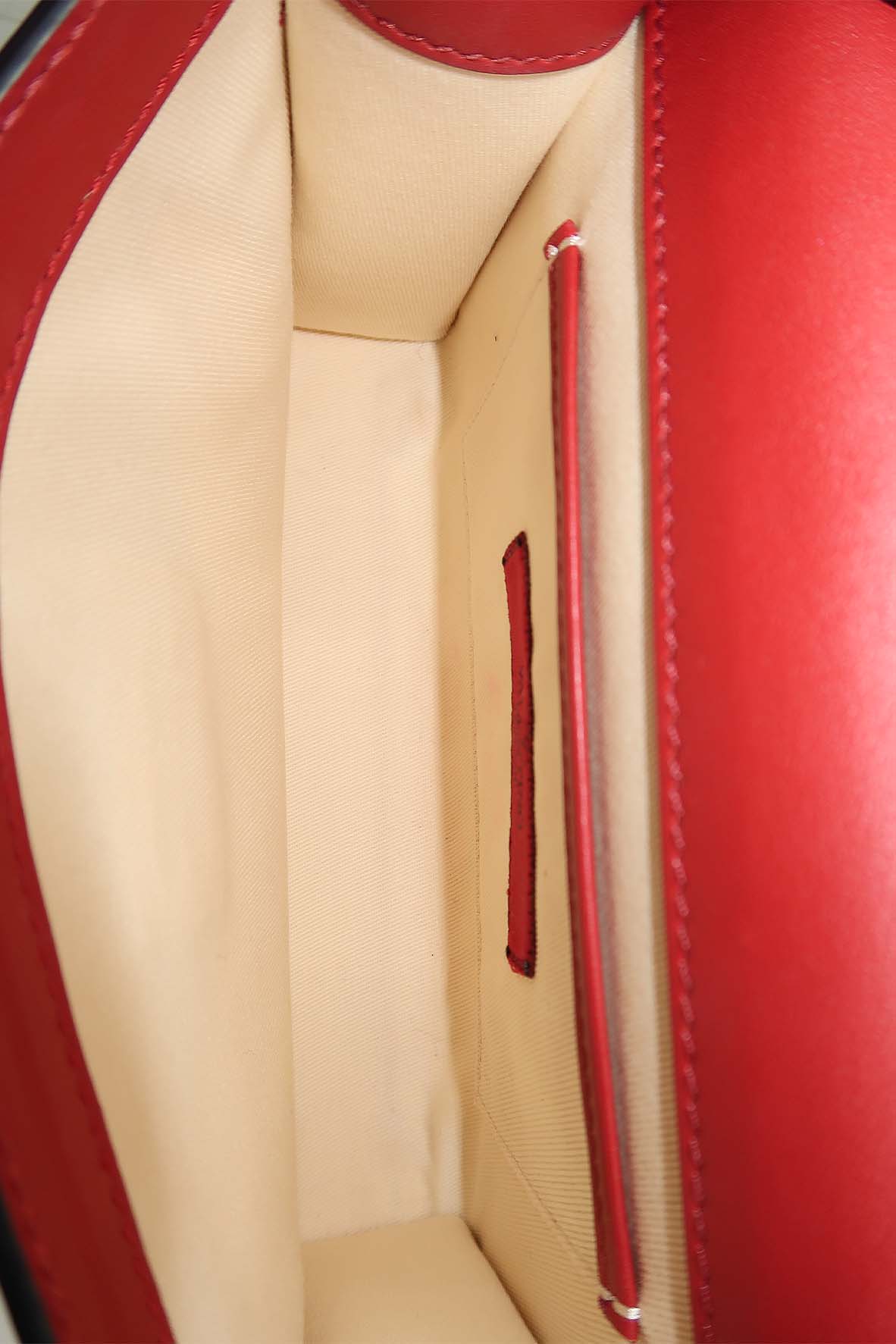 Small Rockstud Crossbody Bag Red