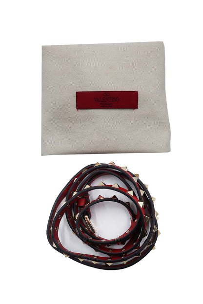 Small Rockstud Crossbody Bag Red