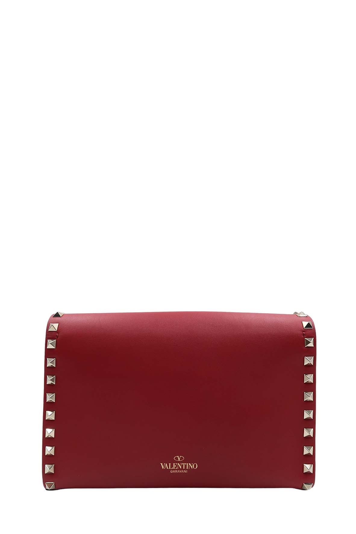 Small Rockstud Crossbody Bag Red