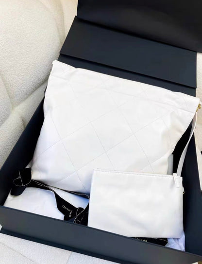 Chanel Chanel 22 Calfskin Black Shoulder Bag